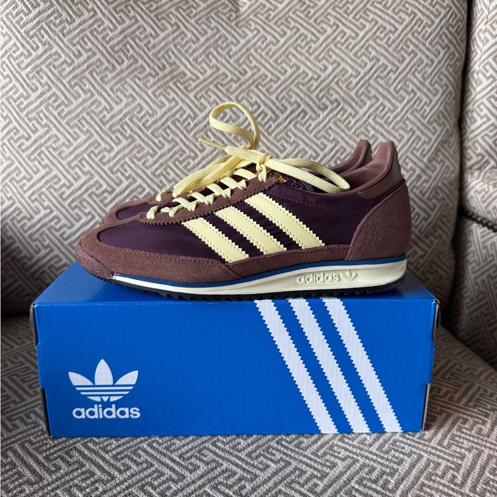 Adidas SL72 Maroon, Almost Yellow & Preloved Brown